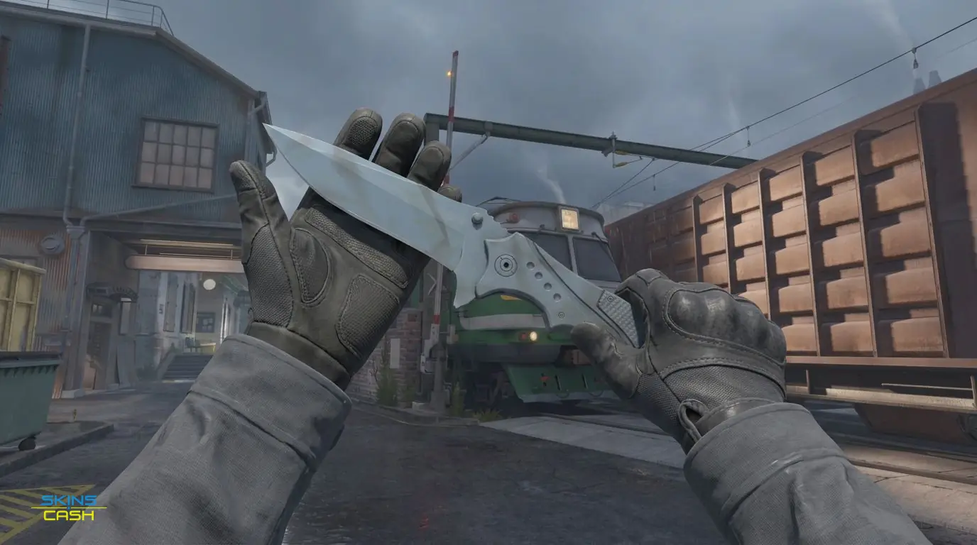 ★ Nomad Knife | Night Stripe — In-game inspect