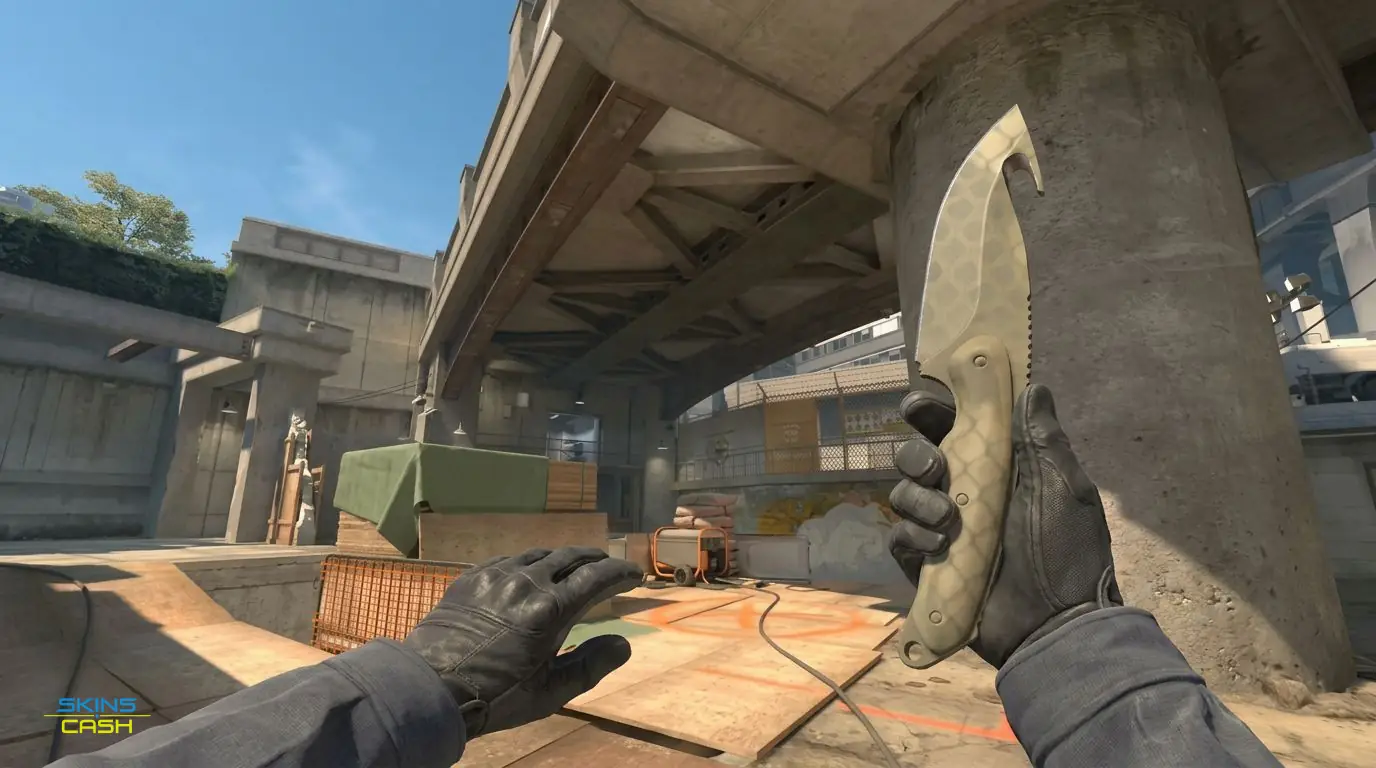 ★ Gut Knife | Safari Mesh — In-game inspect