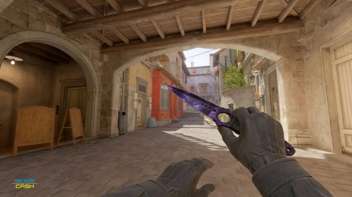 ★ Skeleton Knife | Doppler Black Pearl — In-game inspect