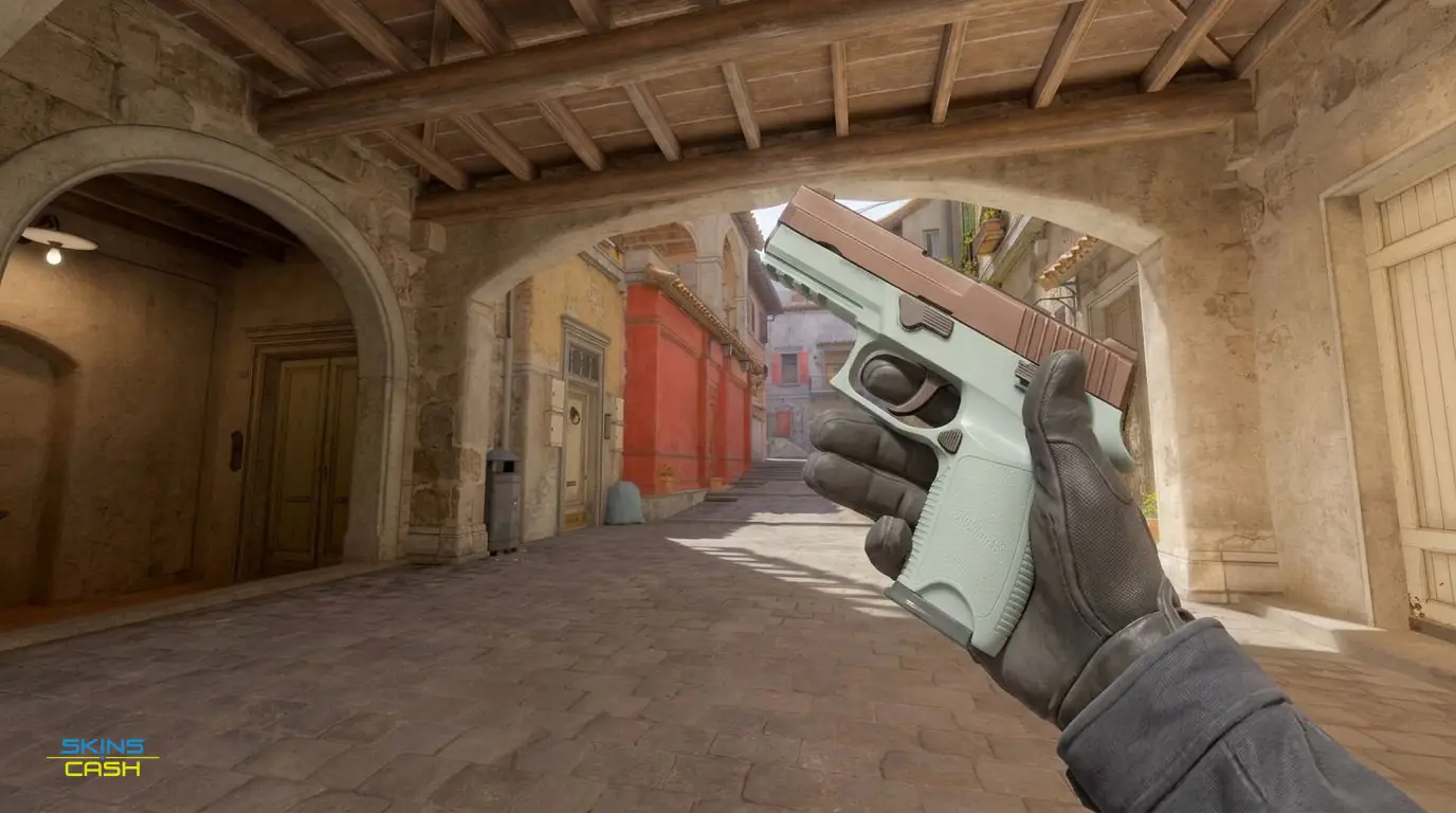 P250 | Copper Oxide — In-game inspect