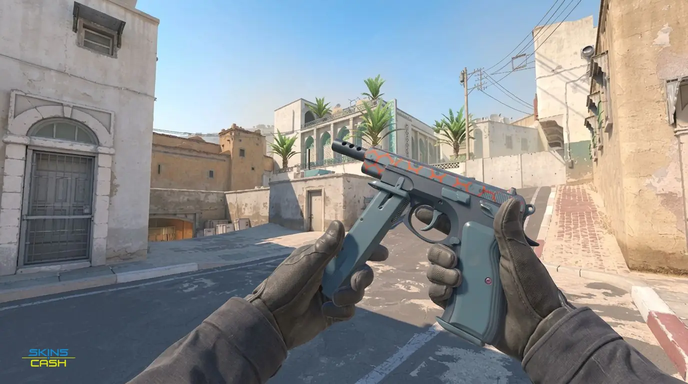 CZ75-Auto | Hexane — In-game inspect