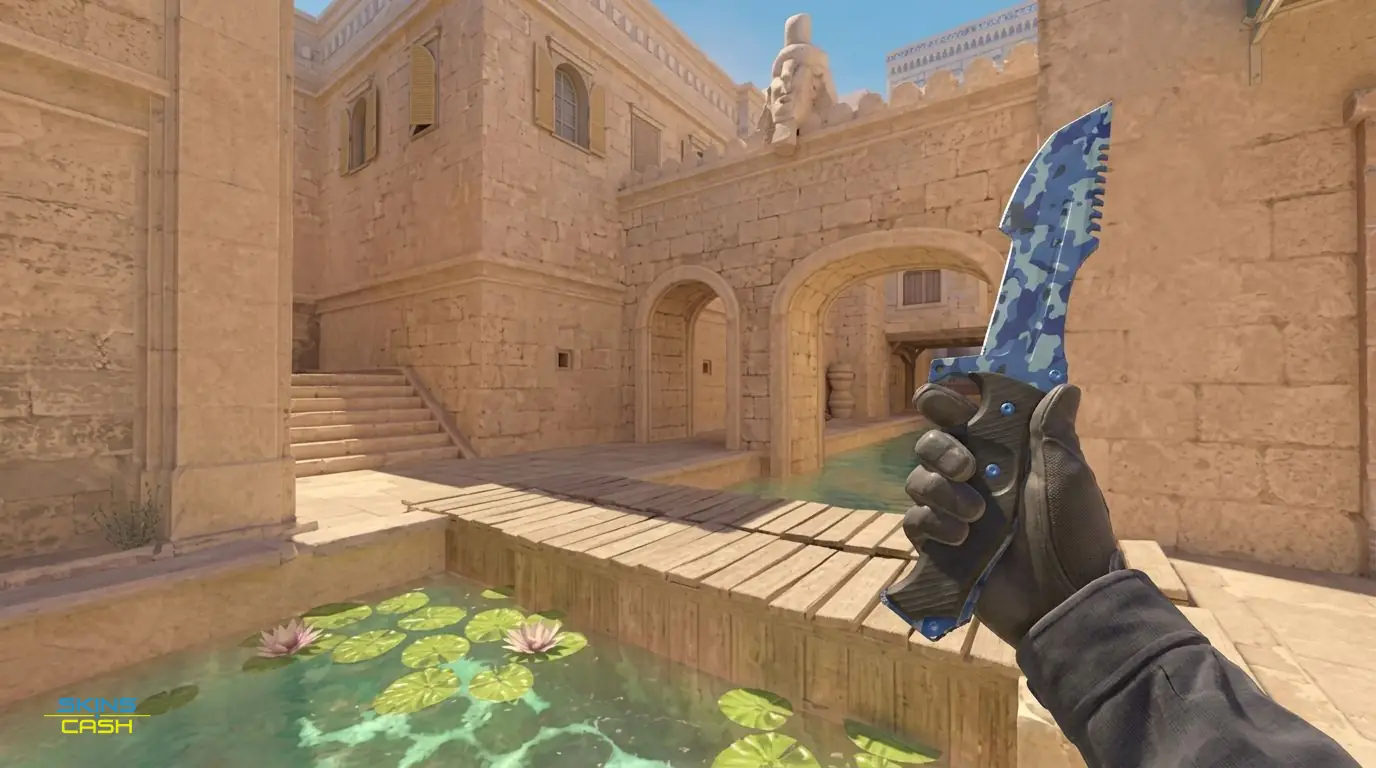 ★ Huntsman Knife | Bright Water — In-game inspect