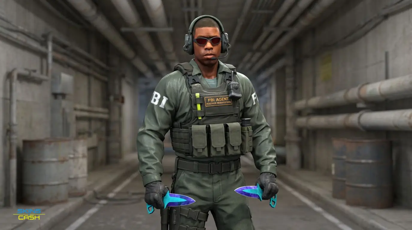 ★ Shadow Daggers | Doppler Sapphire — In the field