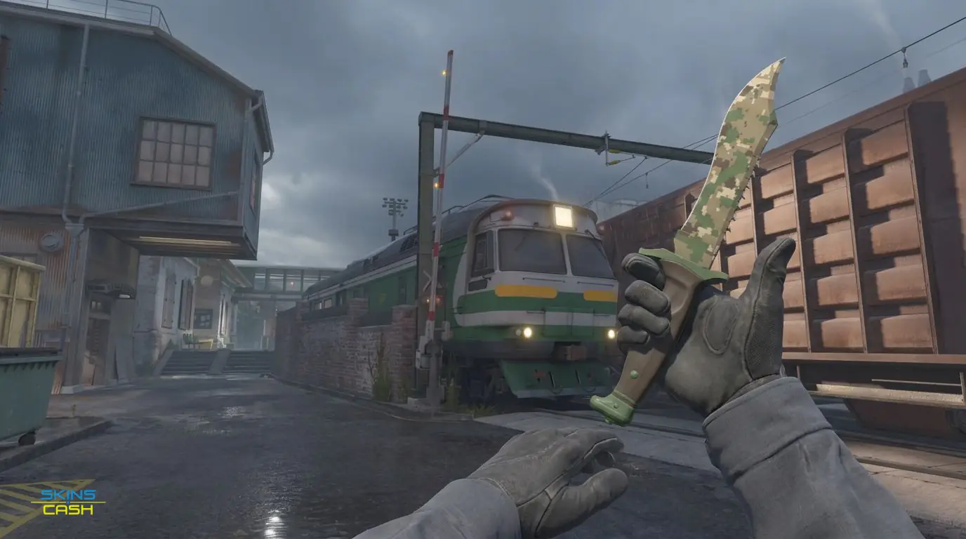 ★ Bowie Knife | Forest DDPAT — In-game inspect
