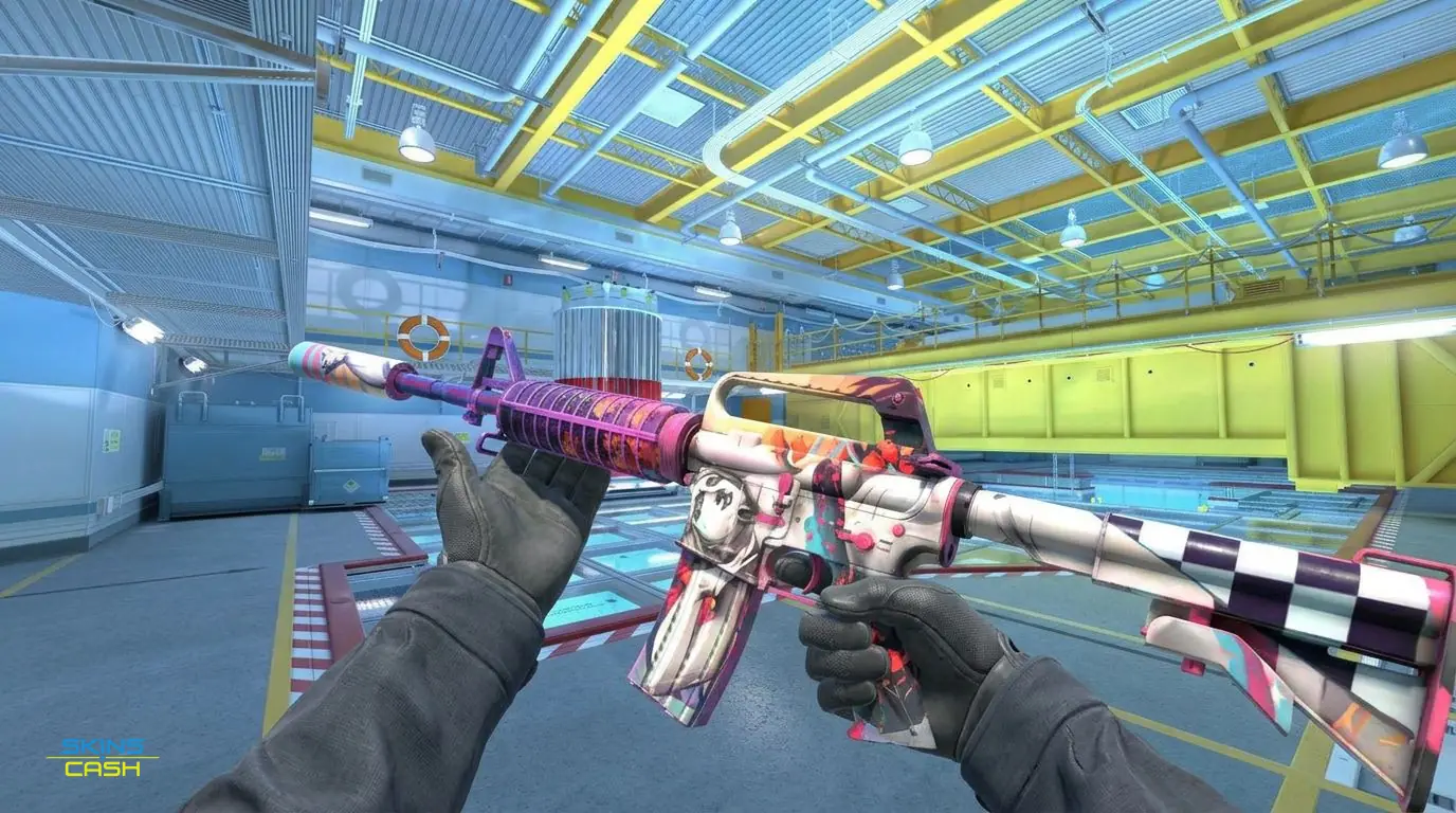 M4A1-S | Vaporwave — In-game inspect