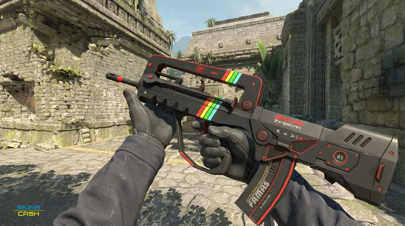 FAMAS | ZX Spectron — In-game inspect