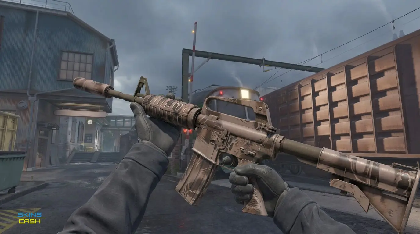 M4A1-S | Rose Hex — In-game inspect