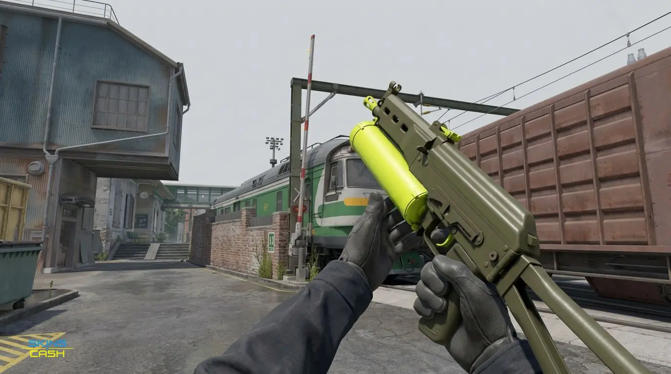 PP-Bizon | Chemical Green — In-game inspect