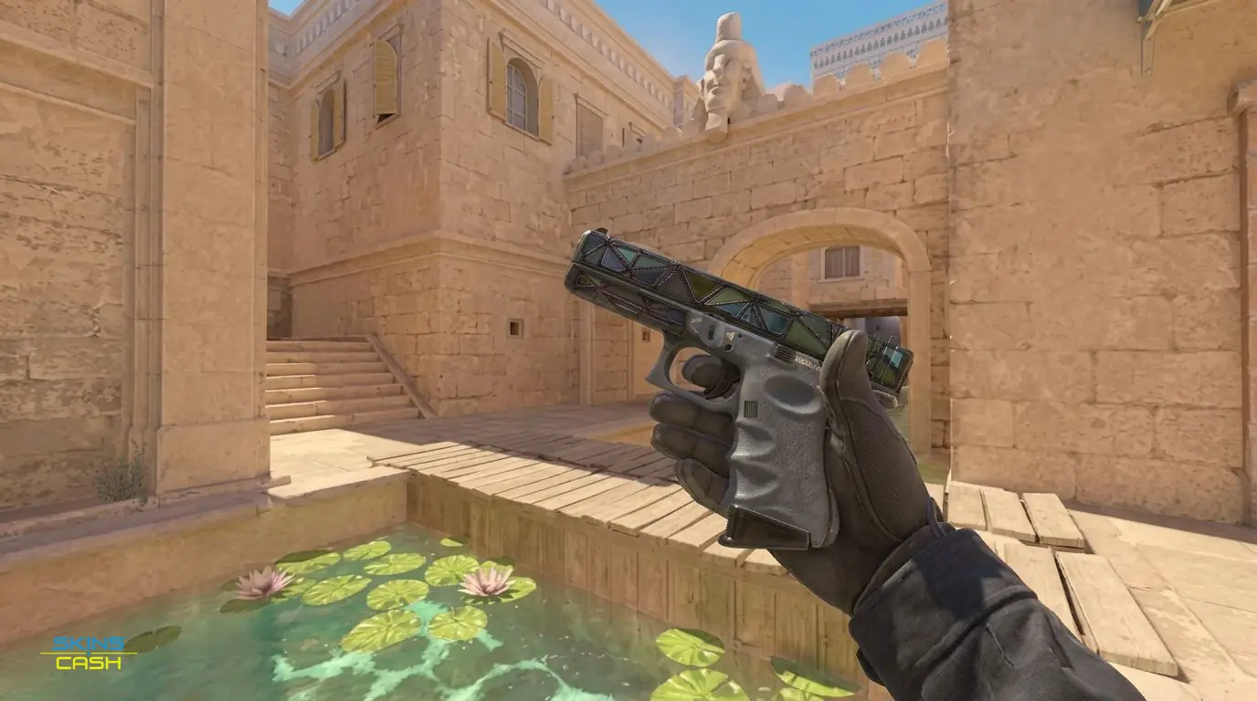 Glock-18 | Mirror Mosaic — In-game inspect