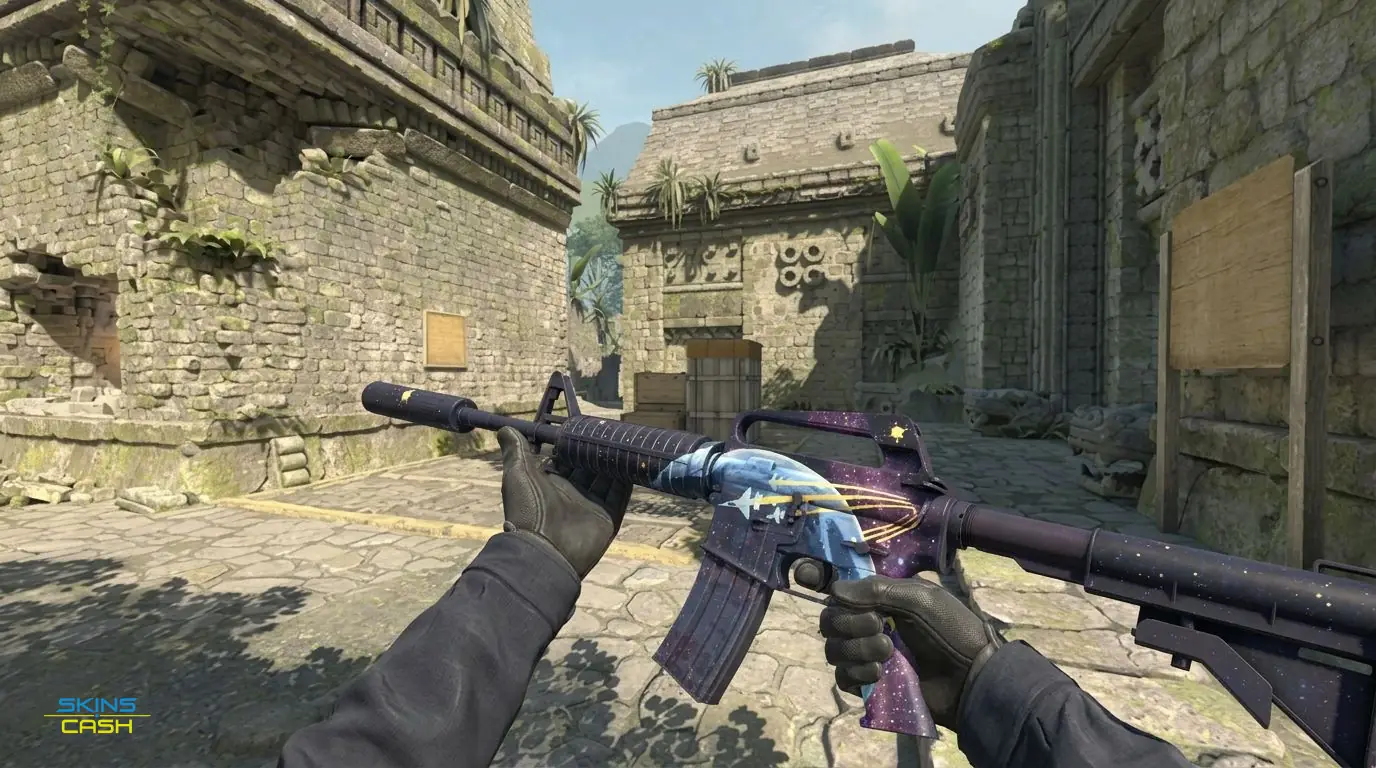 M4A1-S | Stratosphere — In-game inspect