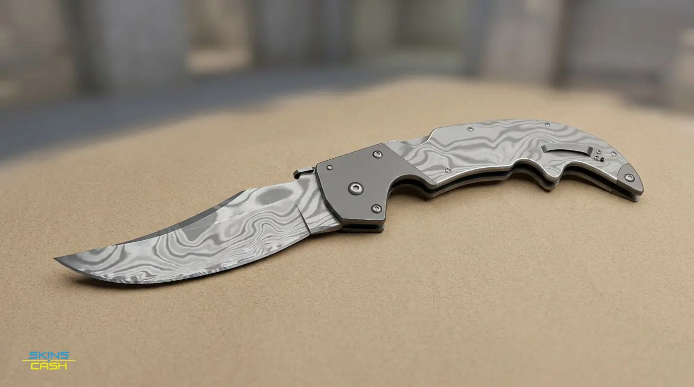 ★ Falchion Knife | Damascus Steel — Product view