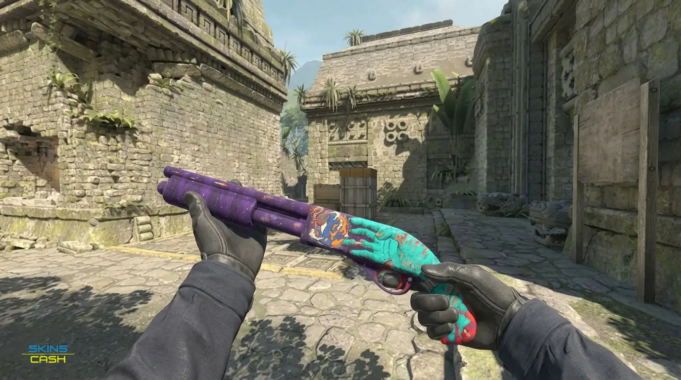 Sawed-Off | Apocalypto — In-game inspect