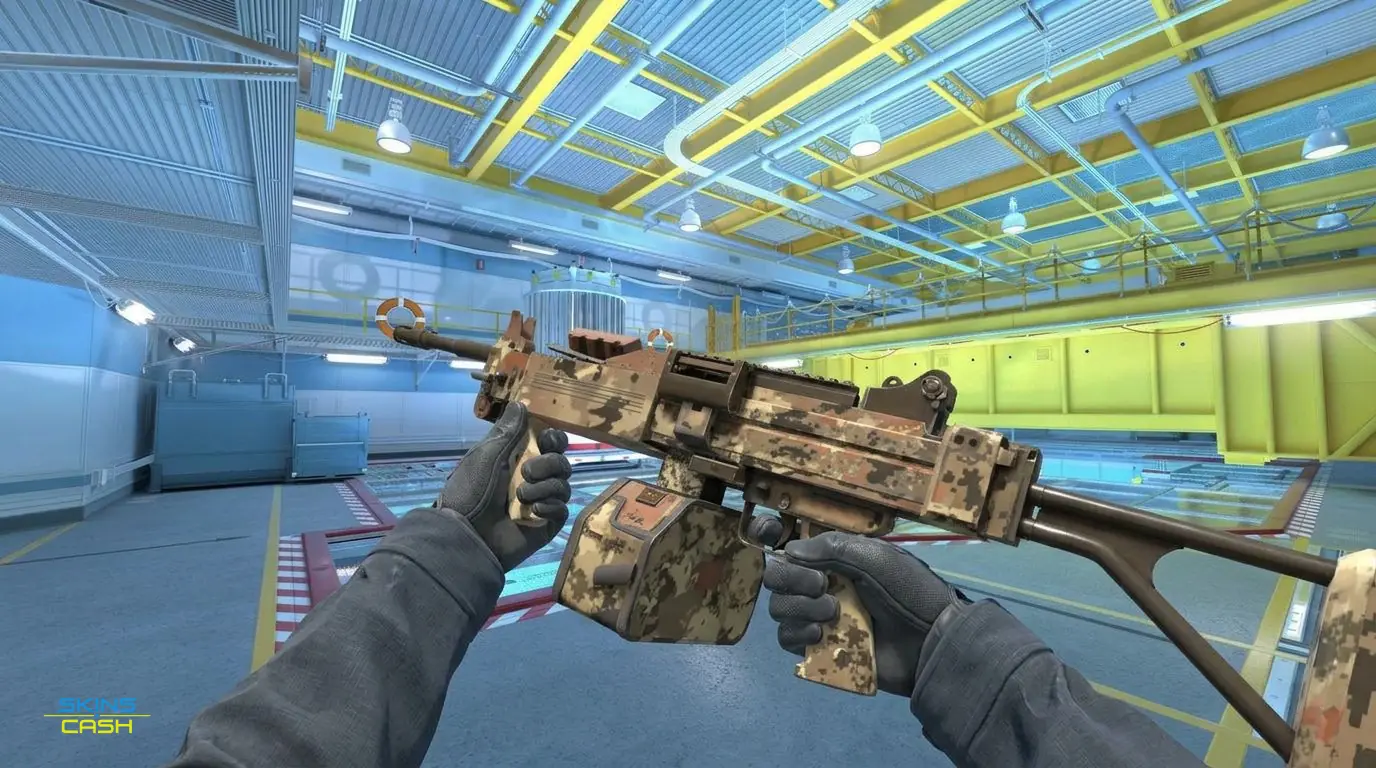 Negev | CaliCamo — In-game inspect