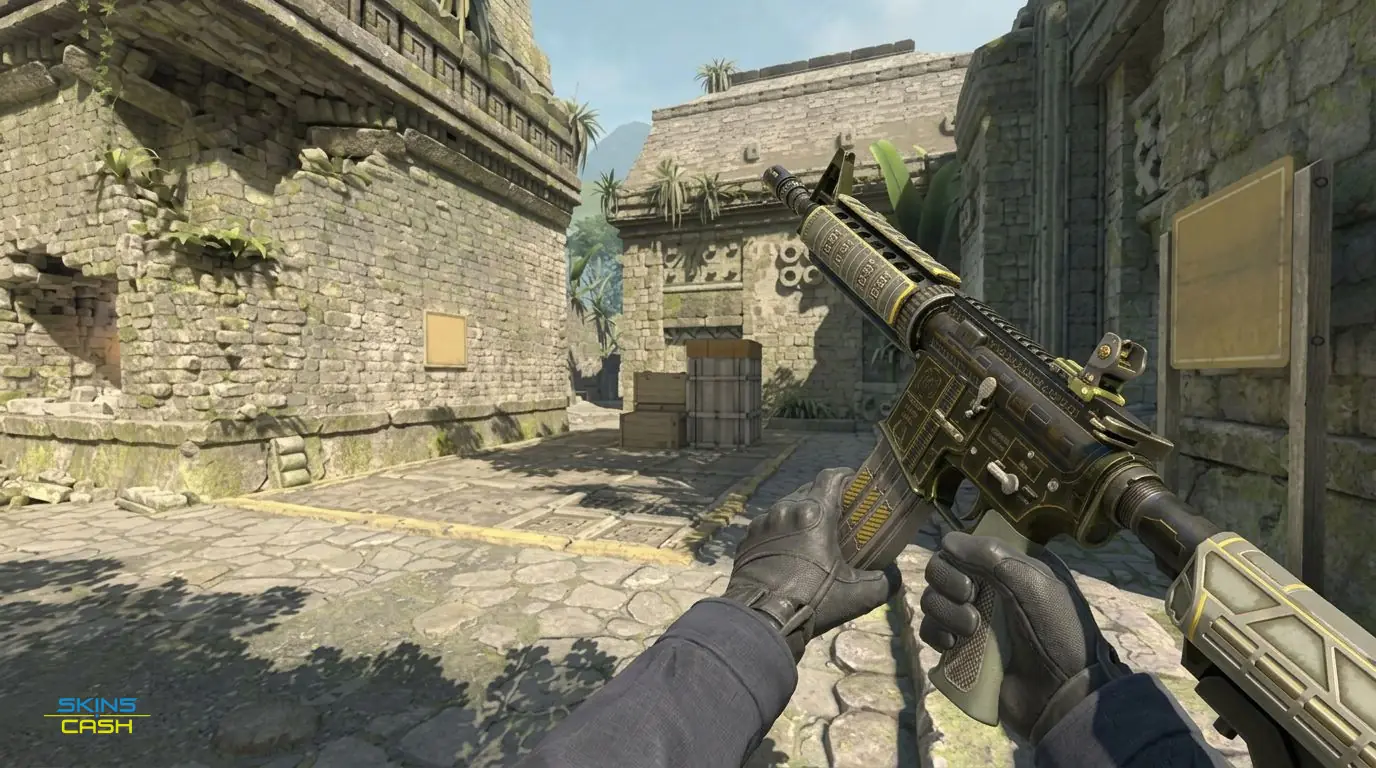 M4A4 | The Battlestar — In-game inspect
