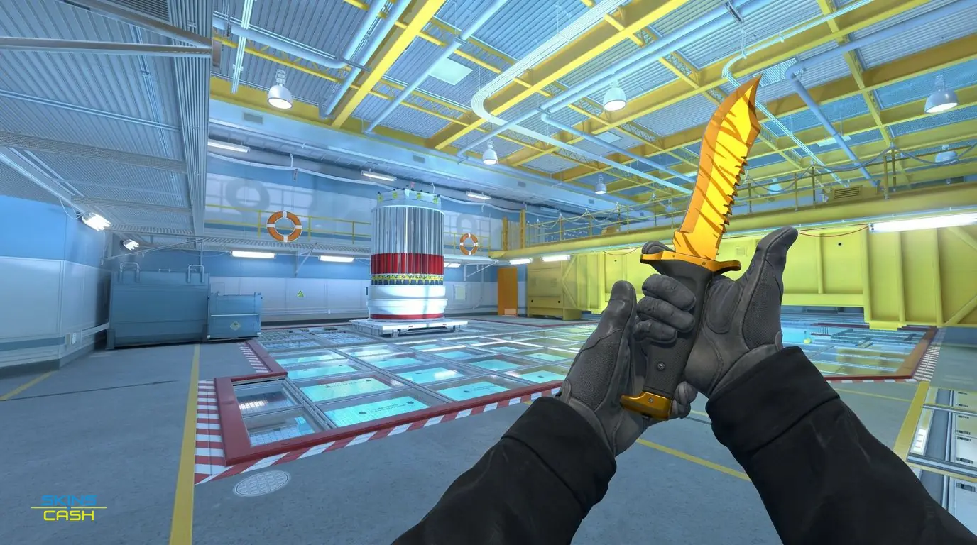 ★ Bowie Knife | Tiger Tooth — In-game inspect