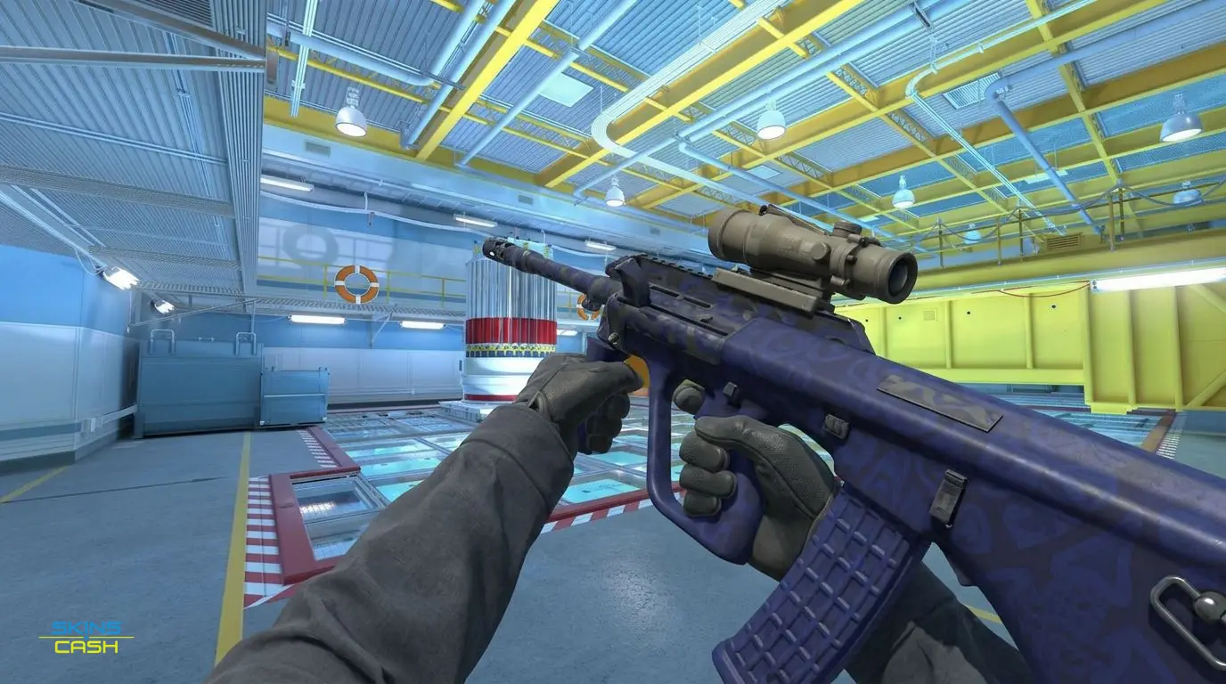 AUG | Navy Murano — In-game inspect