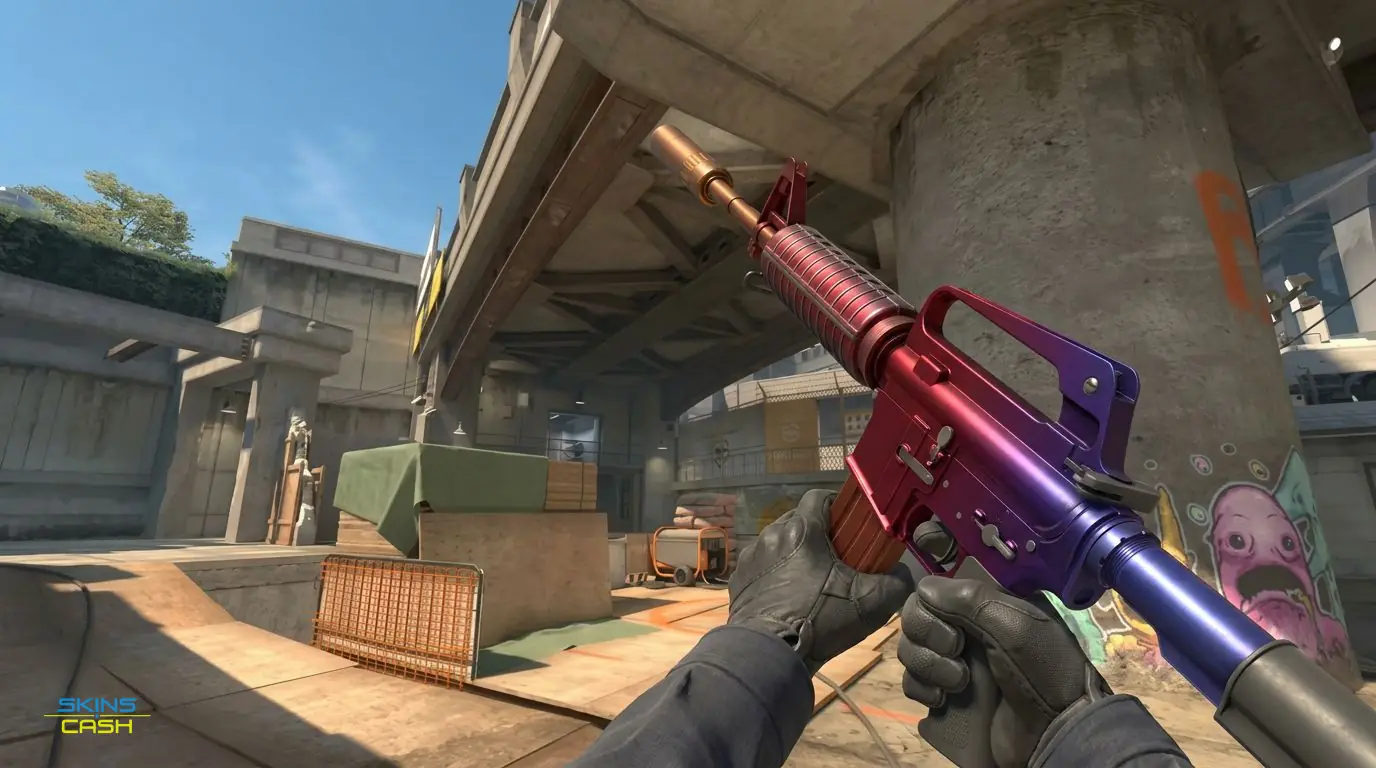 M4A1-S | Fade — In-game inspect