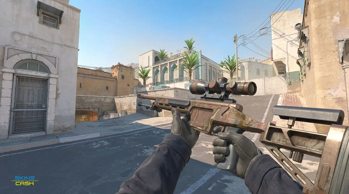 SSG 08 | Blush Pour — In-game inspect