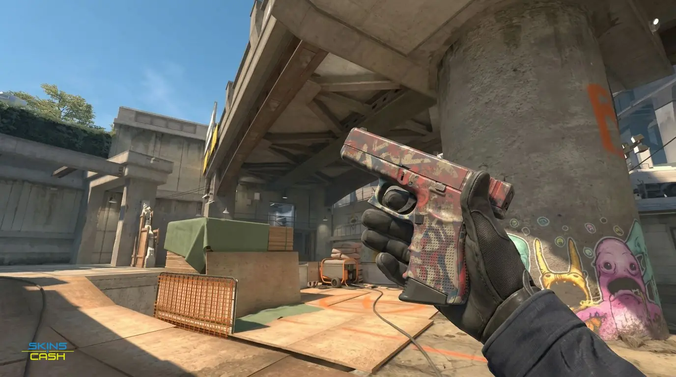 Glock-18 | Teal Graf — In-game inspect
