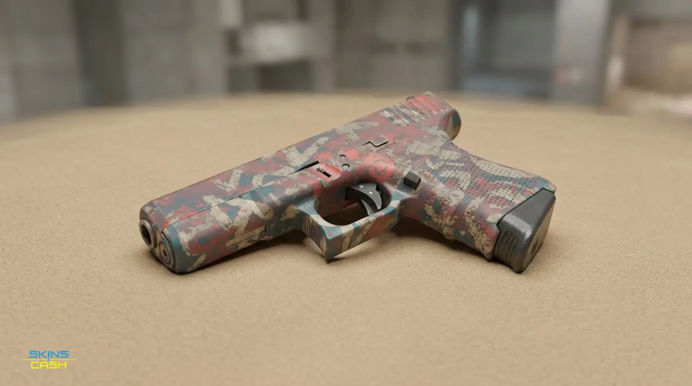 Glock-18 | Teal Graf — Product view