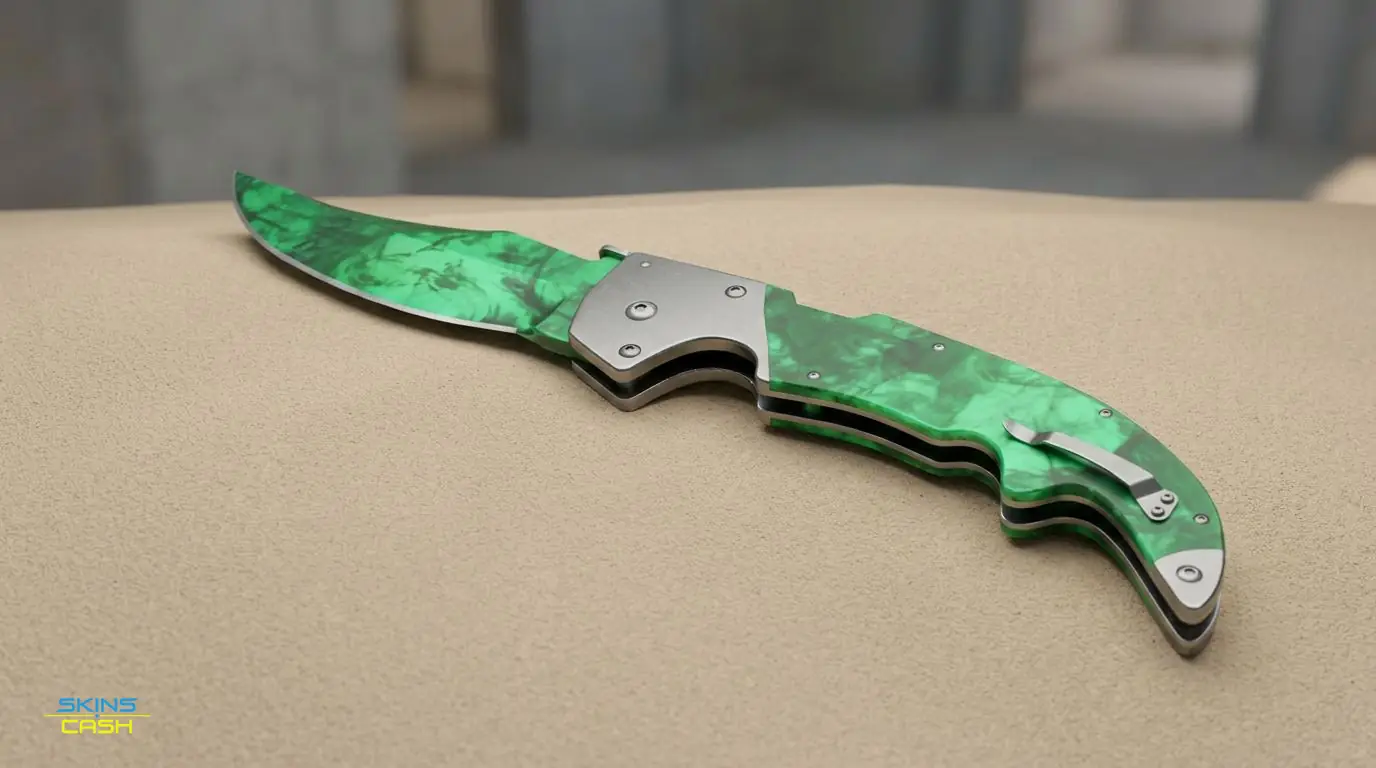 ★ Falchion Knife | Gamma Doppler Emerald — Product view