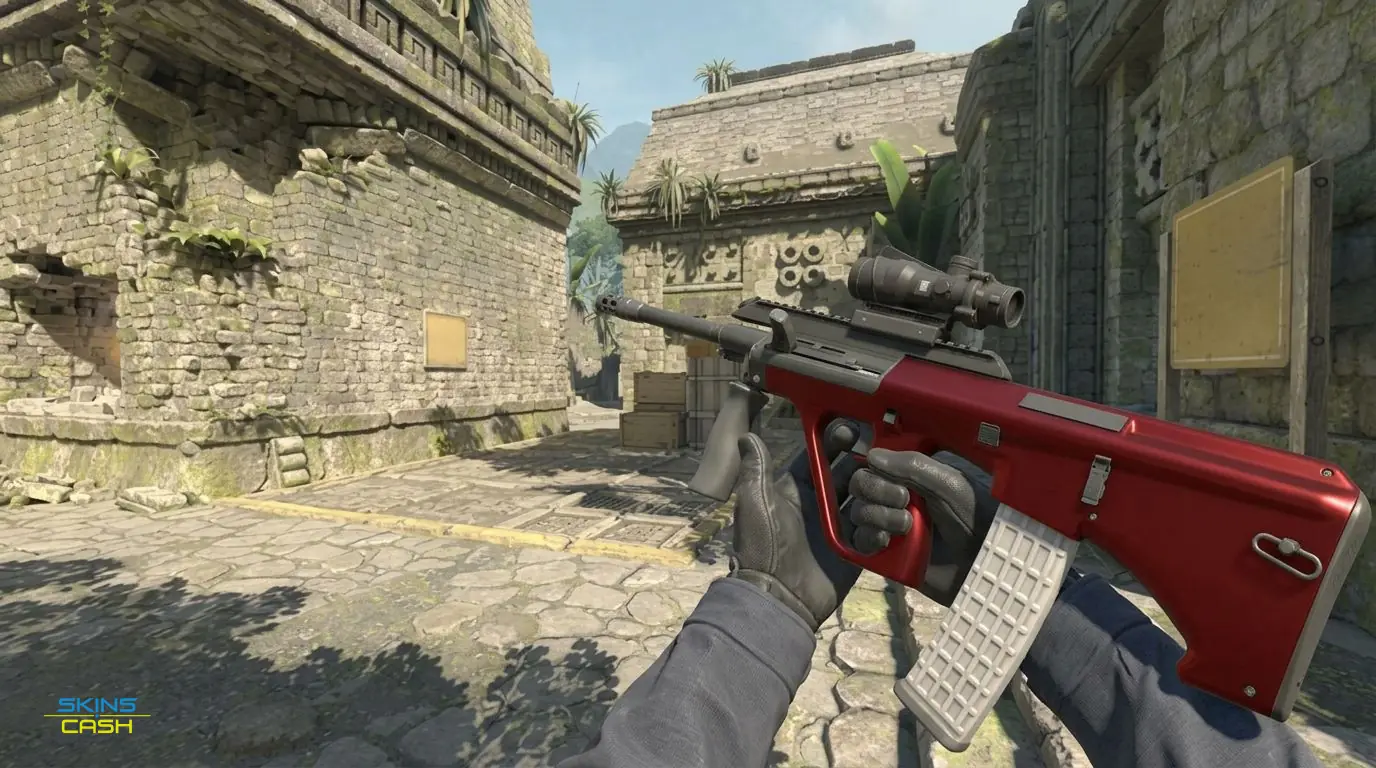 AUG | Hot Rod — In-game inspect