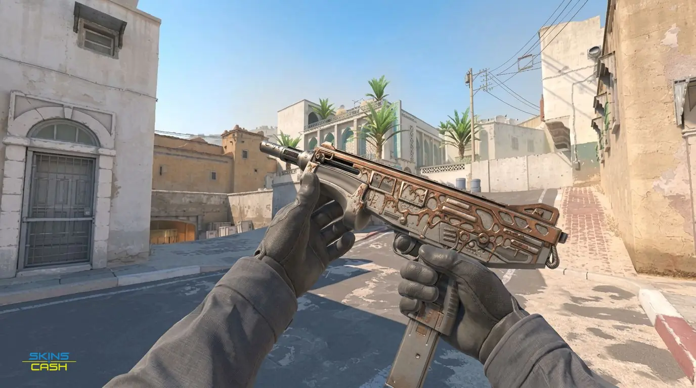 MAG-7 | Copper Coated — In-game inspect