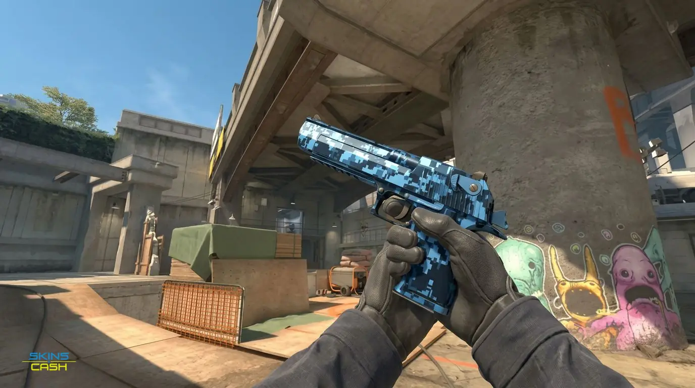 Desert Eagle | Cobalt Disruption — In-game inspect