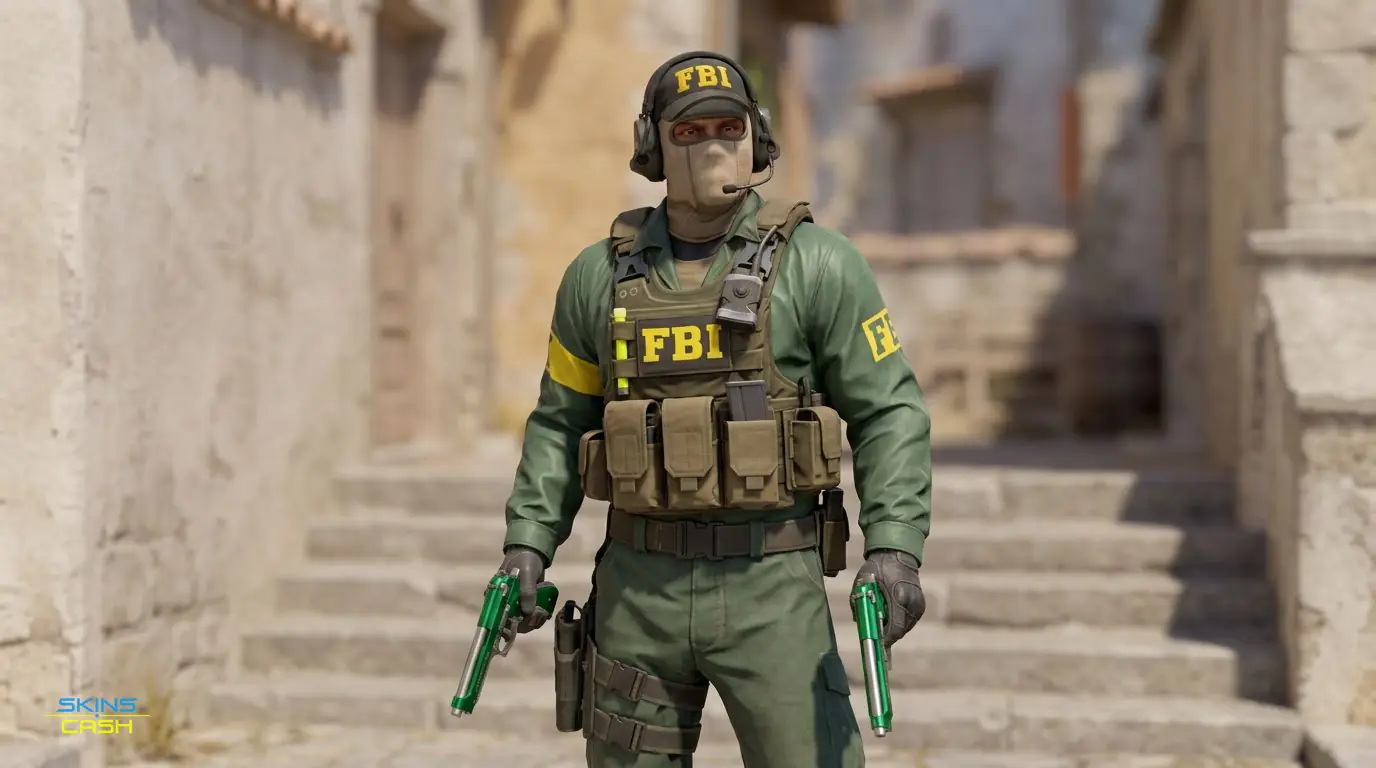 Dual Berettas | Emerald — In the field