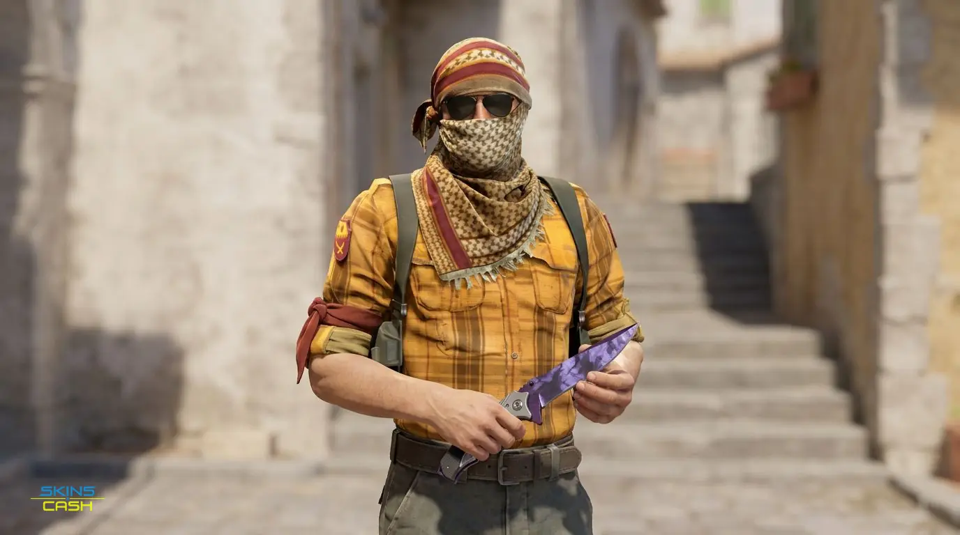 ★ Nomad Knife | Doppler Black Pearl — In the field