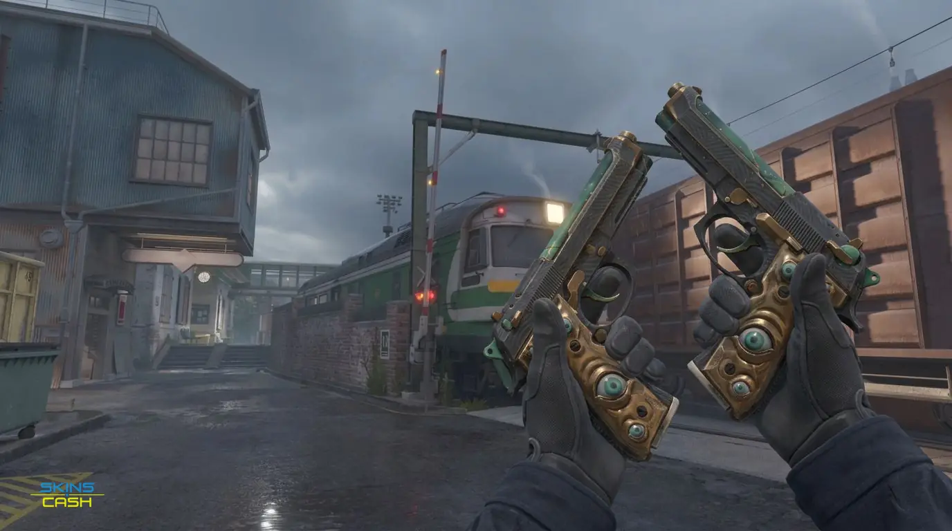 Dual Berettas | Angel Eyes — In-game inspect