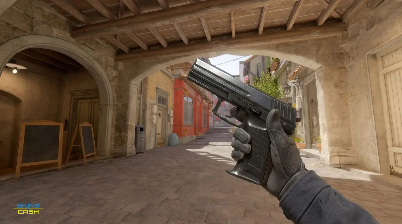 P2000 | Panther Camo — In-game inspect