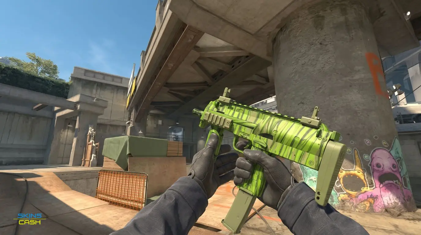 MP7 | Tall Grass — In-game inspect
