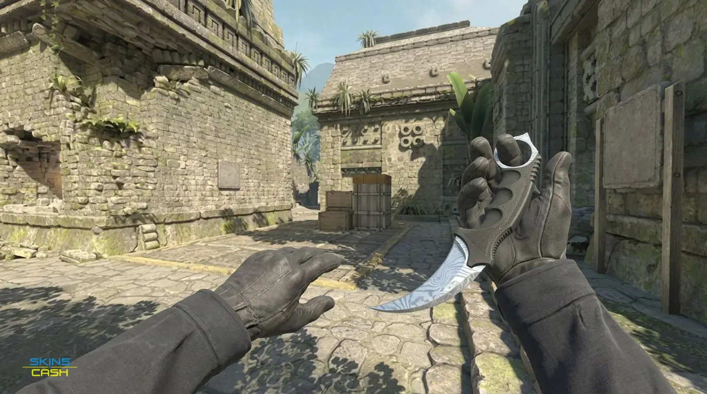 ★ Karambit | Damascus Steel — In-game inspect