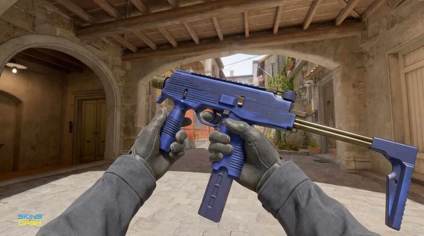 MP9 | Buff Blue — In-game inspect