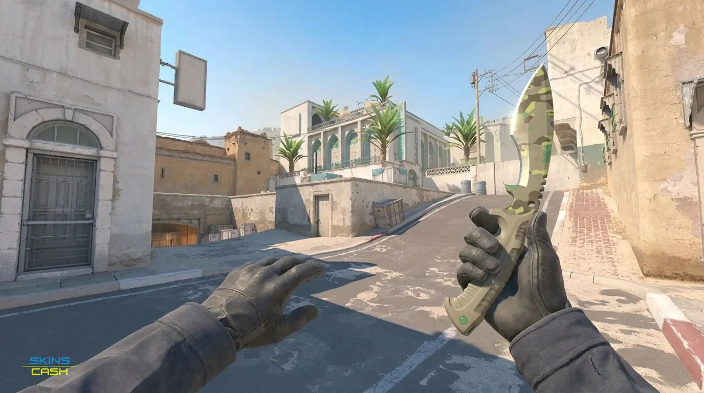 ★ Kukri Knife | Boreal Forest — In-game inspect