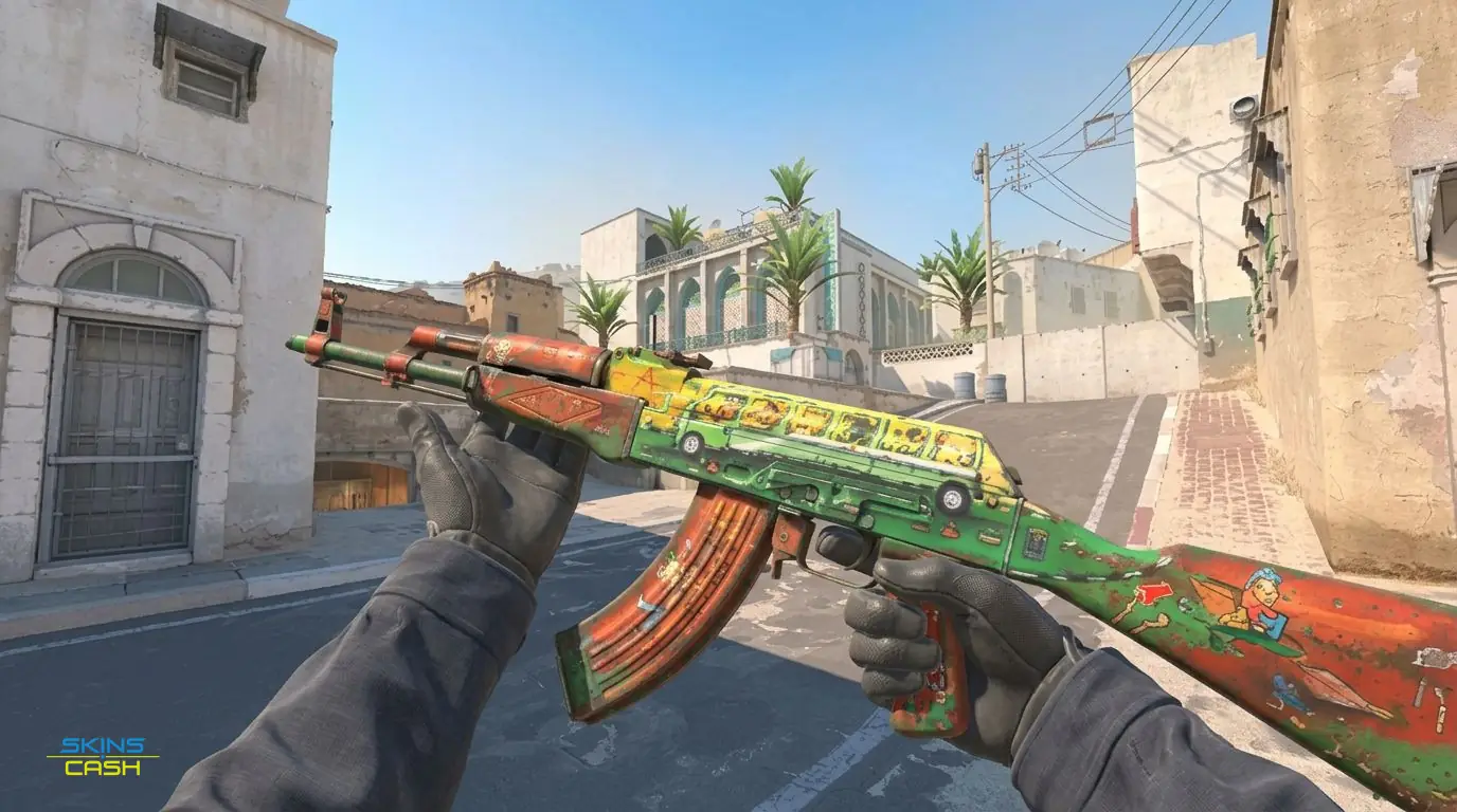 AK-47 | The Outsiders — In-game inspect