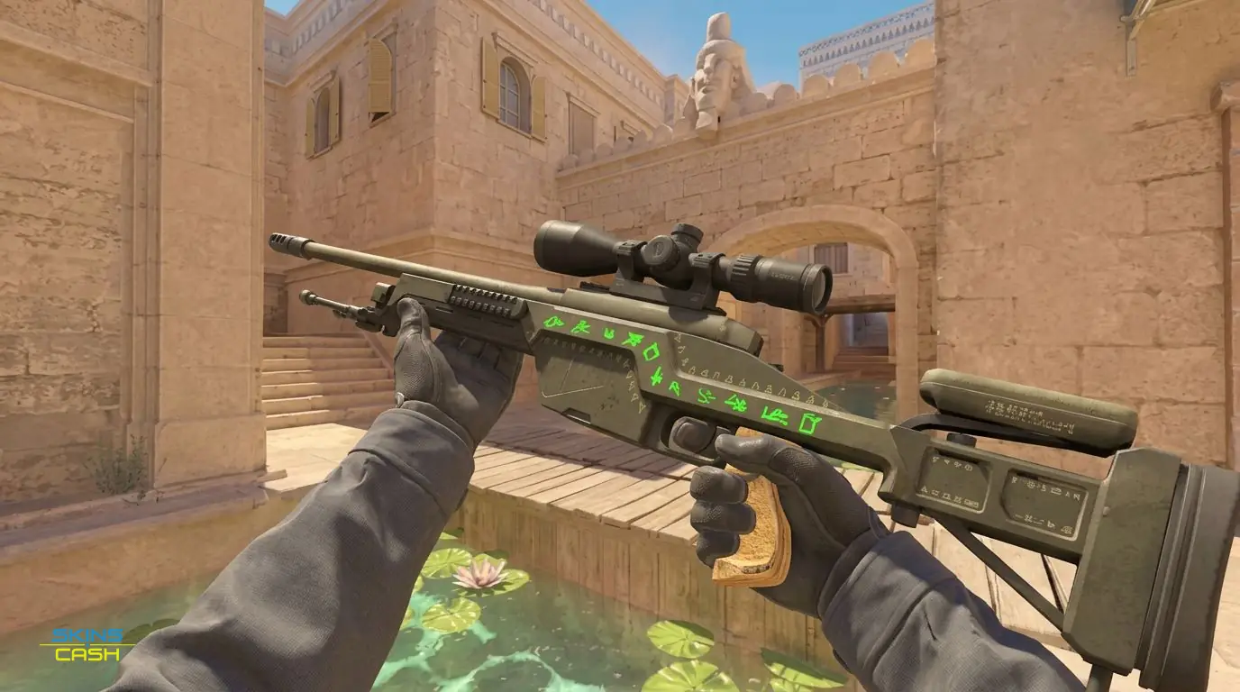 SSG 08 | Necropos — In-game inspect