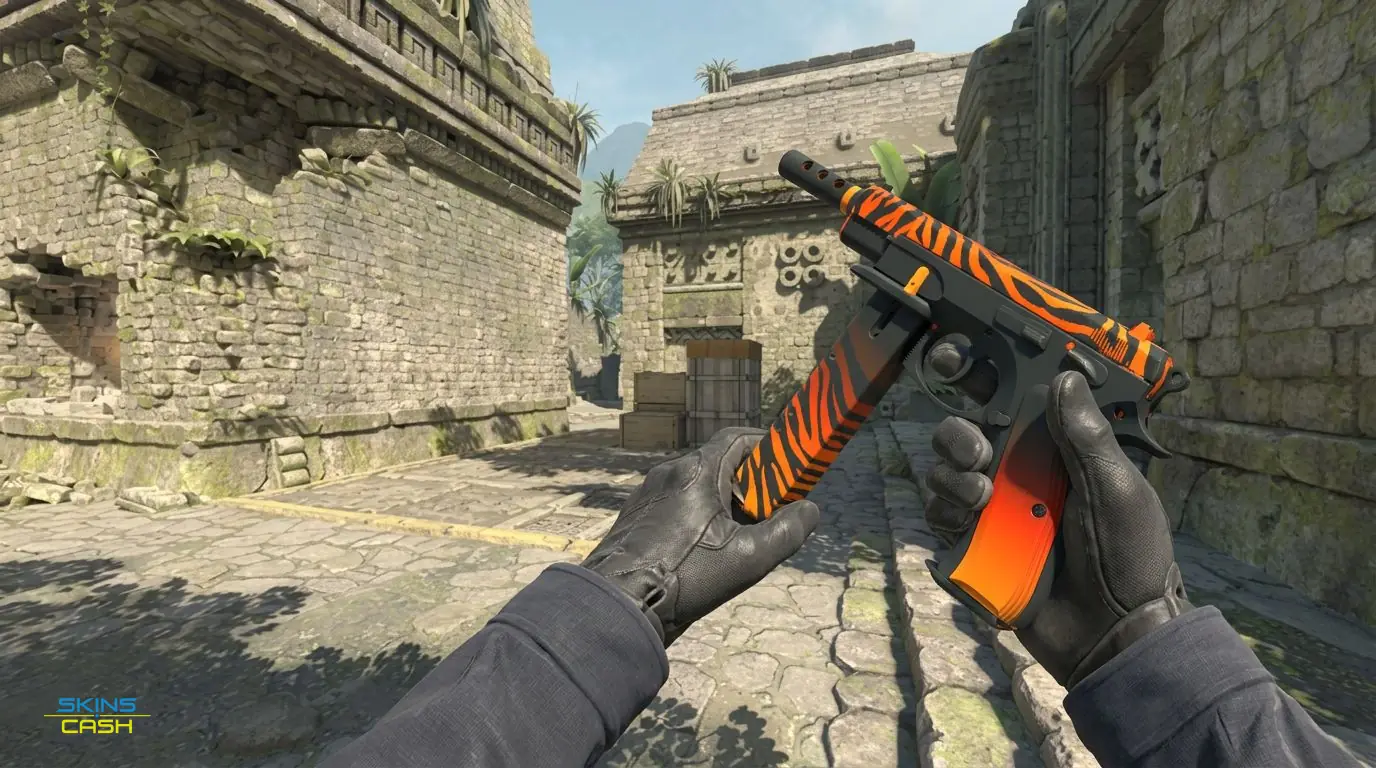 CZ75-Auto | Tigris — In-game inspect