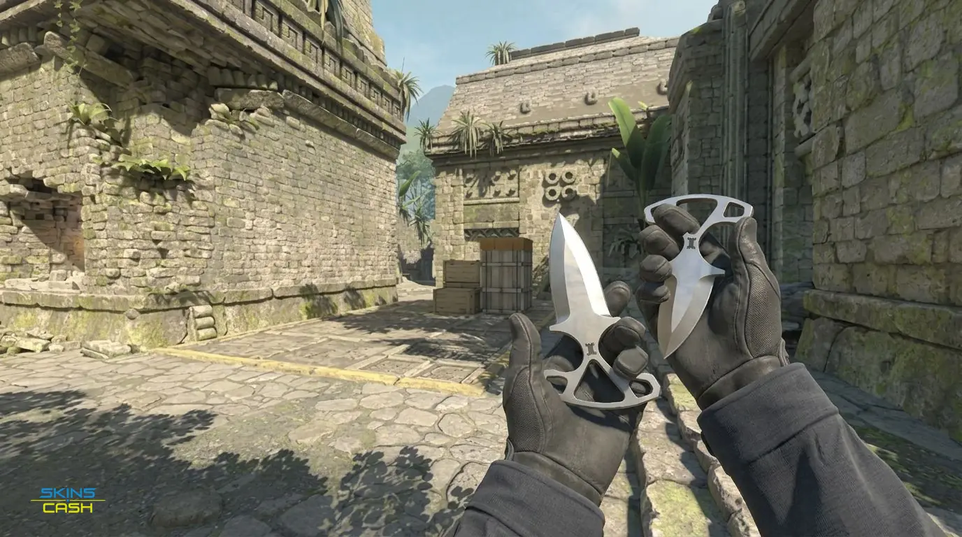 ★ Shadow Daggers | Scorched — In-game inspect