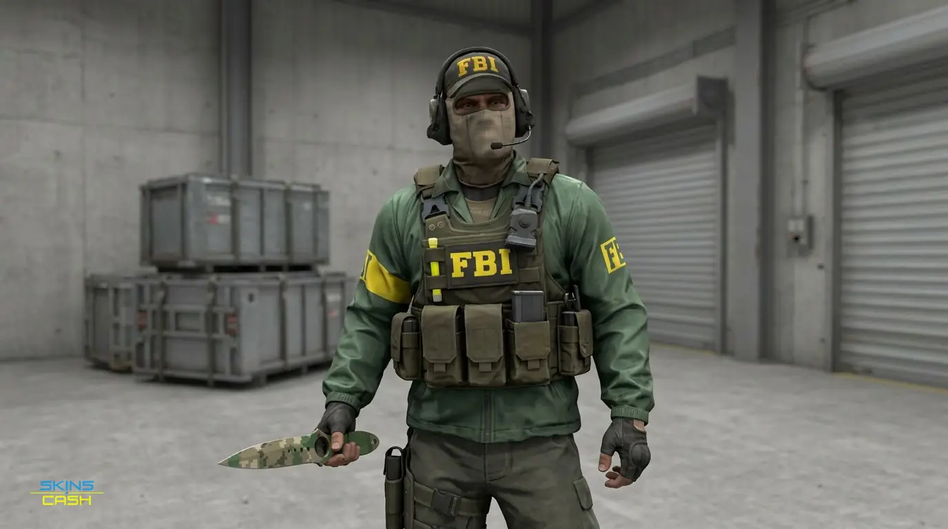 ★ Skeleton Knife | Forest DDPAT — In the field