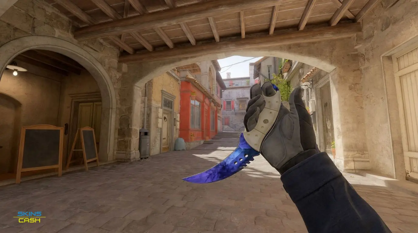 ★ Talon Knife | Doppler Sapphire — In-game inspect