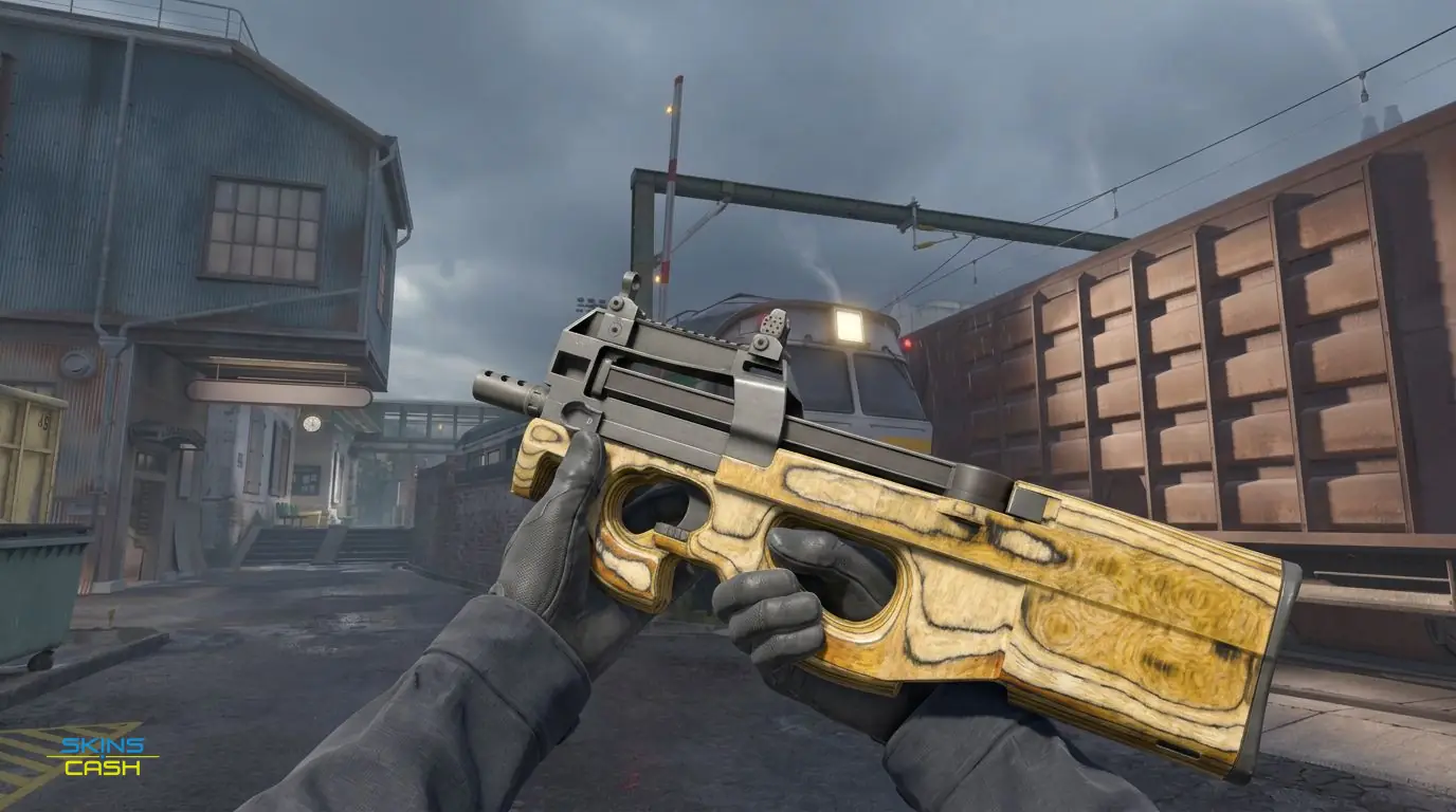 P90 | Shapewood — In-game inspect