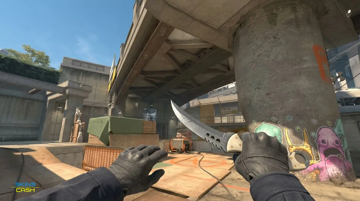 ★ Talon Knife | Damascus Steel — In-game inspect
