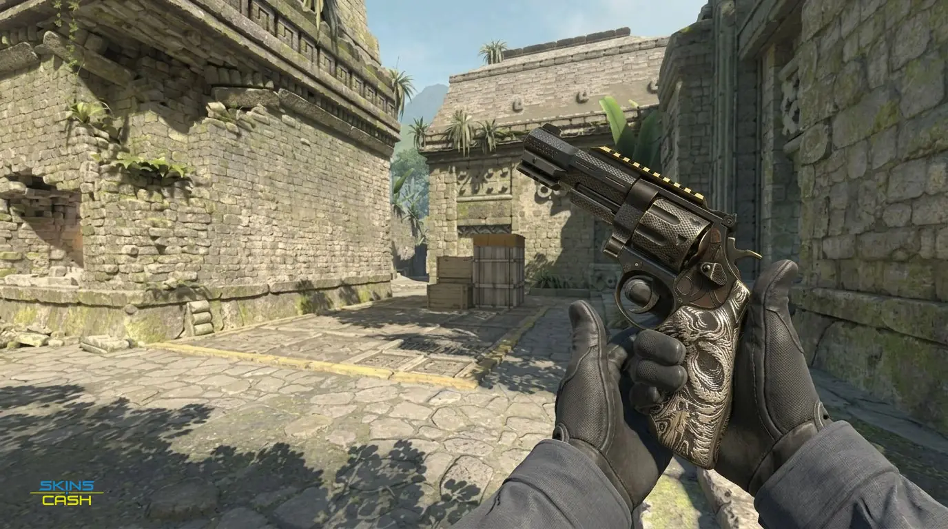 R8 Revolver | Bone Forged — In-game inspect