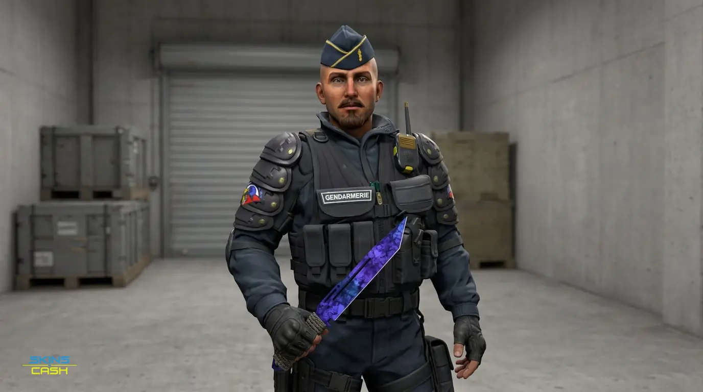 ★ Paracord Knife | Doppler Sapphire — In the field
