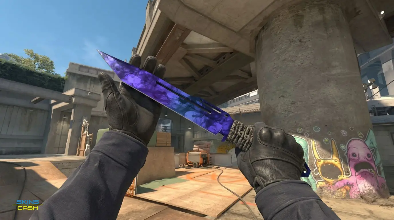★ Paracord Knife | Doppler Sapphire — In-game inspect