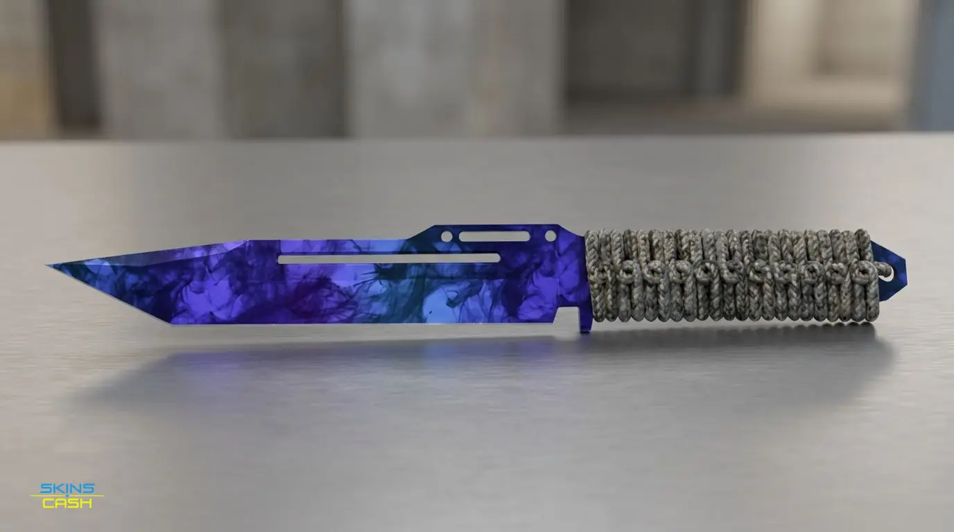 ★ Paracord Knife | Doppler Sapphire — Product view