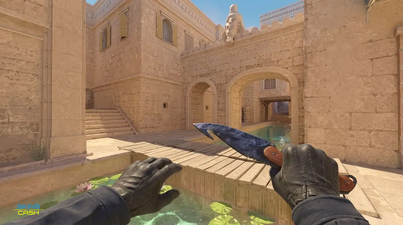 ★ Gut Knife | Doppler Black Pearl — In-game inspect