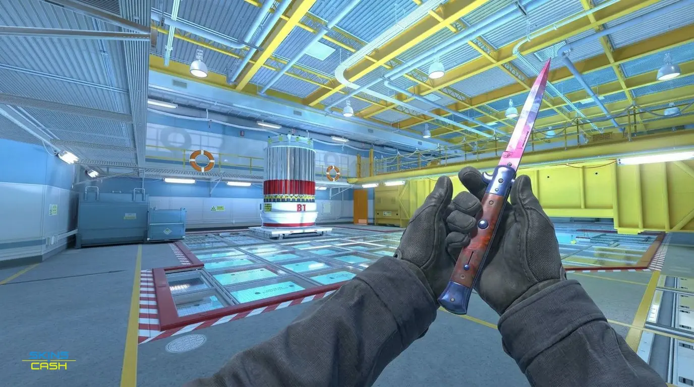 ★ Stiletto Knife | Doppler Phase 1 — In-game inspect